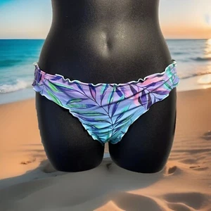 Salt & Cove Bikini Colorful Tropical leaf Bottom Sz XS - Picture 1 of 9