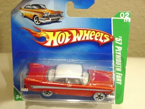 1957 Plymouth Fury Treasure Hunt 2009 Short Card Hot Wheels - Picture 1 of 3