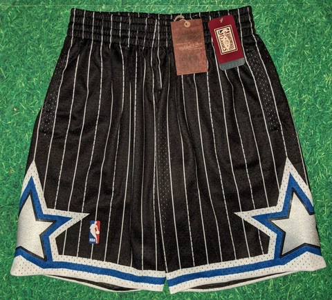 Mitchell & Ness Swingman Shorts Orlando Magic Black Alternate 94-95 Men's Small Cover
