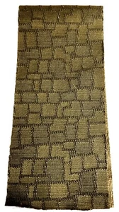 Upholstery Fabric Swatch Blue  Gray Outlines.  18.25" X 4".  Swatch #13L - Picture 1 of 4