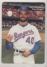 1989 Mother's Cookies Texas Rangers Stadium Giveaway Jeff Russell #6