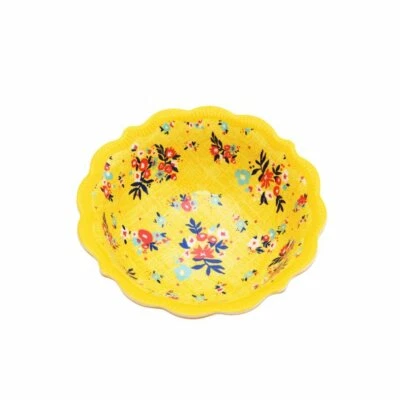 Pioneer Woman Melamina Dip Bowl Floral 5.35 pulgadas Azul Teal Coral Amarillo 11oz Tú eliges Foto 1 de 4