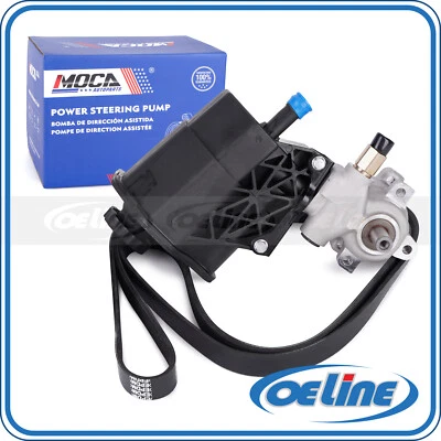 Power Steering Pump Serpentine Belt for 2004-2007 Dodge Ram 1500 3.7L V6 4.7L V8 - Image 1 of 4