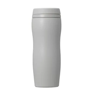 Botella de acero inoxidable reciclado tallada Starbucks Japón 2025 gris mate 355 ml - Imagen 1 de 8