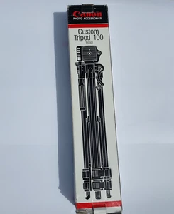 Canon Custom Tripod 100 T0001 3-way Head, quick connect, quick lever Lock, black - Picture 1 of 15
