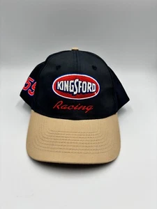 Cappello snapback vintage NASCAR anni 90 Kingsford Racing regolabile Rich Bickle - Foto 1 di 8