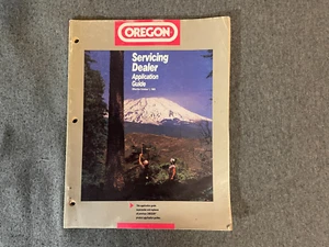 Oct 1989 OREGON Application Guide Dealer Reference Book Chain Cutters Sprockets - Picture 1 of 5