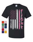 Fight Breast Cancer T-Shirt Pink Ribbon Awareness Tee Shirt