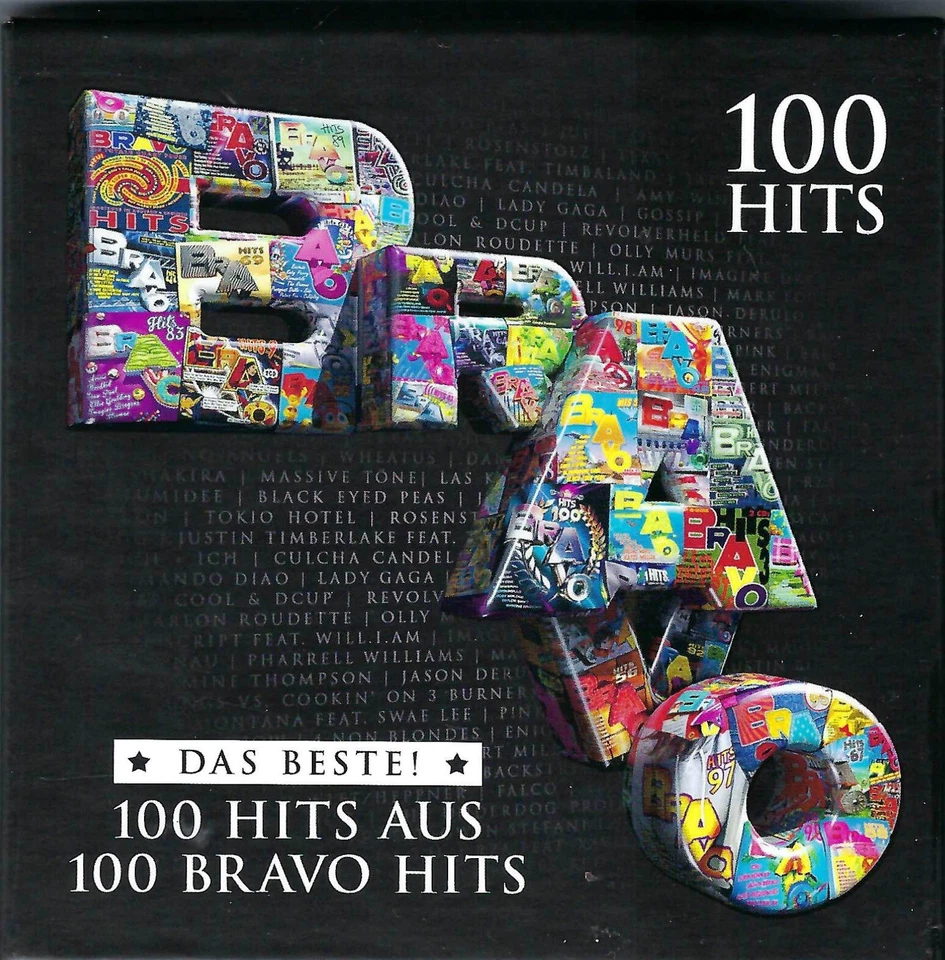 BRAVO 100 HITS - Das Beste! - 100 Hits aus 100 BRAVO HITS (2018) - 5 CDs - - Bild 1 von 4