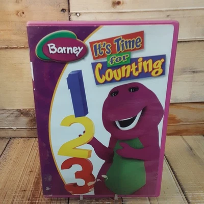 Barney It’s Time For Counting DVD Used 1998 Educational Kids Lyons Group — 第 1/4 张图片