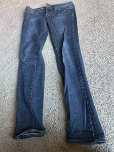 Zana Di ZD Jeans Juniors sz 7 Low Rise Skinny Denim Stretch Jeans - Picture 1 of 11