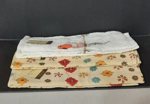 3 PIECE SONOMA KITCHEN TOWELS 1 SEASIDE TROPICS 2 HOMESTEAD NWT - Picture 1 of 6