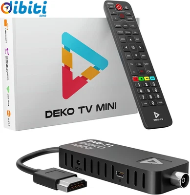 TV MINI Stick - Decoder Digitale Terrestre 2025 Wifi - DVB-T2 Decoder PVR HEVC - - Immagine 1 di 4
