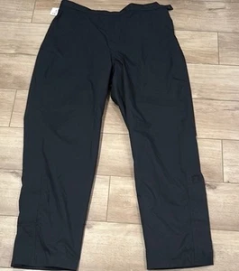 NWT Footjoy Dryjoys Rain Golf Pants Black Women’s XL - Picture 1 of 8