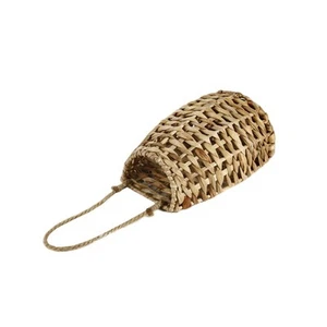 Woven Water Hyacinth Hanging Basket Door Hanging Basket Wall for Home Garden ... - Picture 1 of 9