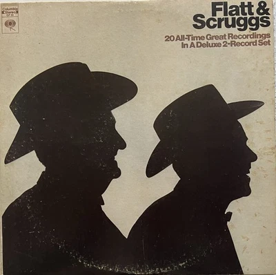 Flatt & Scruggs 20 All Time Great Recordings LP Record Album Vinyl - Image 1 of 4