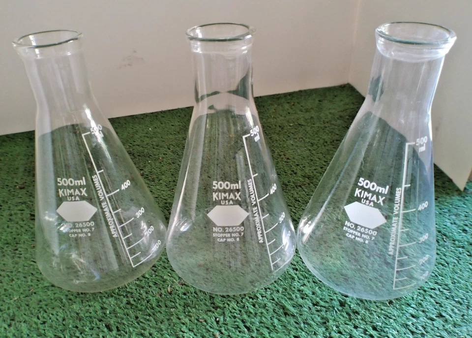 Kimble KIMAX Erlenmeyer Flask, 500mL Graduated, 26500 - Image 1 of 1