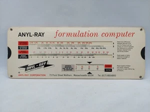 ANYL-RAY Formulierungscomputer für Formulierungen von Mischungen mit Fettmagerer - Bild 1 von 3