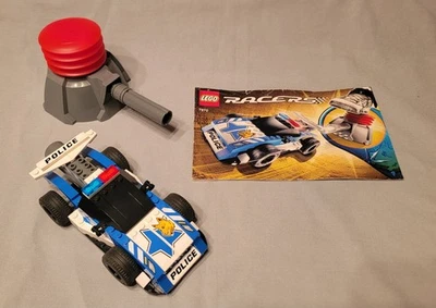 LEGO Racers #7970 Hero Police Cop Car W/Launcher 100% Complete w/ Instructions - Image 1 of 4