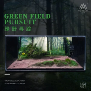 MoreArt 1:64 Non-Assemble Diorama Simulation Outside Model Car Station Gifts - Picture 1 of 6