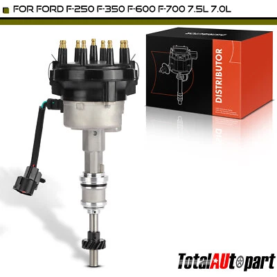 Distribuidor de encendido con tapa y rotor para Ford F-250 F-250 HD F-350 E-350 Econoline Foto 1 de 4