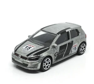Majorette Volkswagen Golf VII GTI Racing no.15 Silver Zamak 1:64 3" no Package - Picture 1 of 6