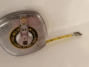 Vintage 100ft Tape, By Olympia Tools, Good Working Order Excellent Condition. - Picture 1 of 12