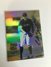 F69141  2002 Bowman's Best Blue #132 Clint Nageotte AUTO  MARINERS
