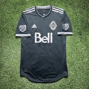 2018 2019 Vancouver Whitecaps Jersey Adidas Shirt Grey Black Away Small S MLS - Picture 1 of 14