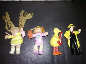 Lot of 4 Vintage 1980s RARE PVC Figures Cabbage PatchKids~DickTracy~BigBird - Picture 1 of 5