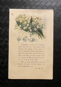 Tarjeta de Pascua vintage en blanco - Imagen 1 de 2