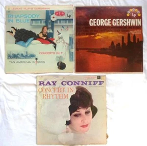 3 George Gershwin Ray Conniff LP Vinyl Record Albums Rhapsody in Blue Concert - Imagen 1 de 1