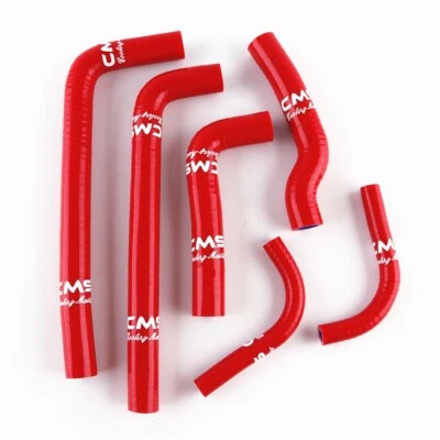 Red Silicone Radiator Hose Kit For 1999-2006 Gas Gas EC200 EC250 EC300 EC125 - Image 1 of 4