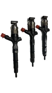 3x 2367030080 Toyota Land Cuise 120 3,0 DIESEL FUEL INJECTORS SET 3 23670-39155 - Foto 1 di 8