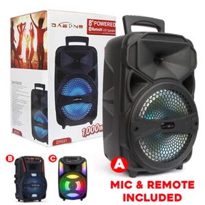 1000W Portable Wireless Bluetooth Speaker Super Bass Stereo Radio FM TF AUX USB - Picture 1 of 37