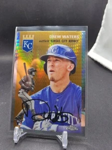 2023 Topps Chrome Platinum Anniversary Drew Waters Rookie RC Prism Refractor - Bild 1 von 2