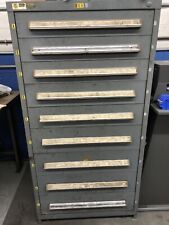Stanley Vidmar 9-Drawer Tool Cabinet Shop Equipment Storage 59 1/4 X 30 X 28