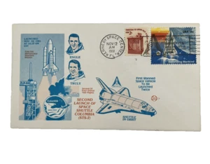 1981 Space Shuttle Columbia STS-2 Cover – Kennedy Space Center Postmark - Picture 1 of 2