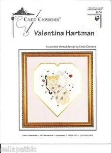 Patrón de punto de cruz Valentine Hartman Angel Calico Crossroads hilo contado - Imagen 1 de 1