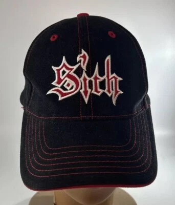 Star Wars Sith Sombrero Juvenil Correa Ajustable Negro Rojo Gorra Niños Foto 1 de 4