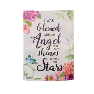 When Angels are Near Reversible 14S12807FB WILDLEDER Gartenflagge 12,5” x 18” - Bild 1 von 4