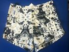 Shorts Hotpants Summer TOPSHOP Black & White Floral with Pockets UK 16 BNWT