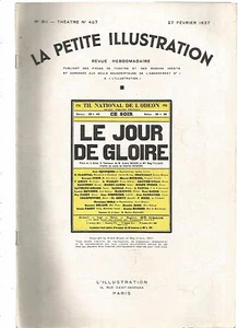 DIE KLEINE ILLUSTRATION NR. 407 - DER TAG DES RUHMES STÜCK IN 3 AKTEN VON M. VILLARS - Bild 1 von 1