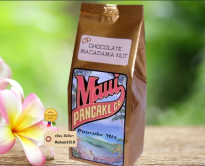 MAUI COFFEE CO 🌺 Maui Pancake Chocolate Macadamia Nut Pancake10 oz bag - ALOHA FROM HAWAII