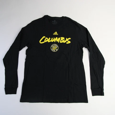 Columbus Crew adidas Amplifier Long Sleeve Shirt Men's Black New Cover