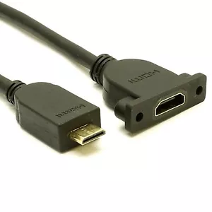 Panel Mount Mini-HDMI Extension - Picture 1 of 1