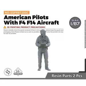 SSMODEL SSPR87200C 1/87 Modern American Pilots For F4 F14 Aircraft - Picture 1 of 3