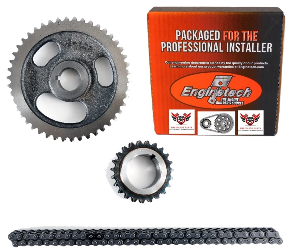 Enginetech Double Row Timing Chain Set fits Chrysler Dodge Mopar V8 318 340 360  - Image 1 of 3