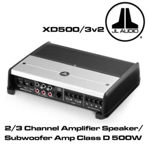 JL Audio XD500/3v2 - 2/3 Kanal Verstärker Lautsprecher/Sub Amp Class D 500W Leistung  - Bild 1 von 1