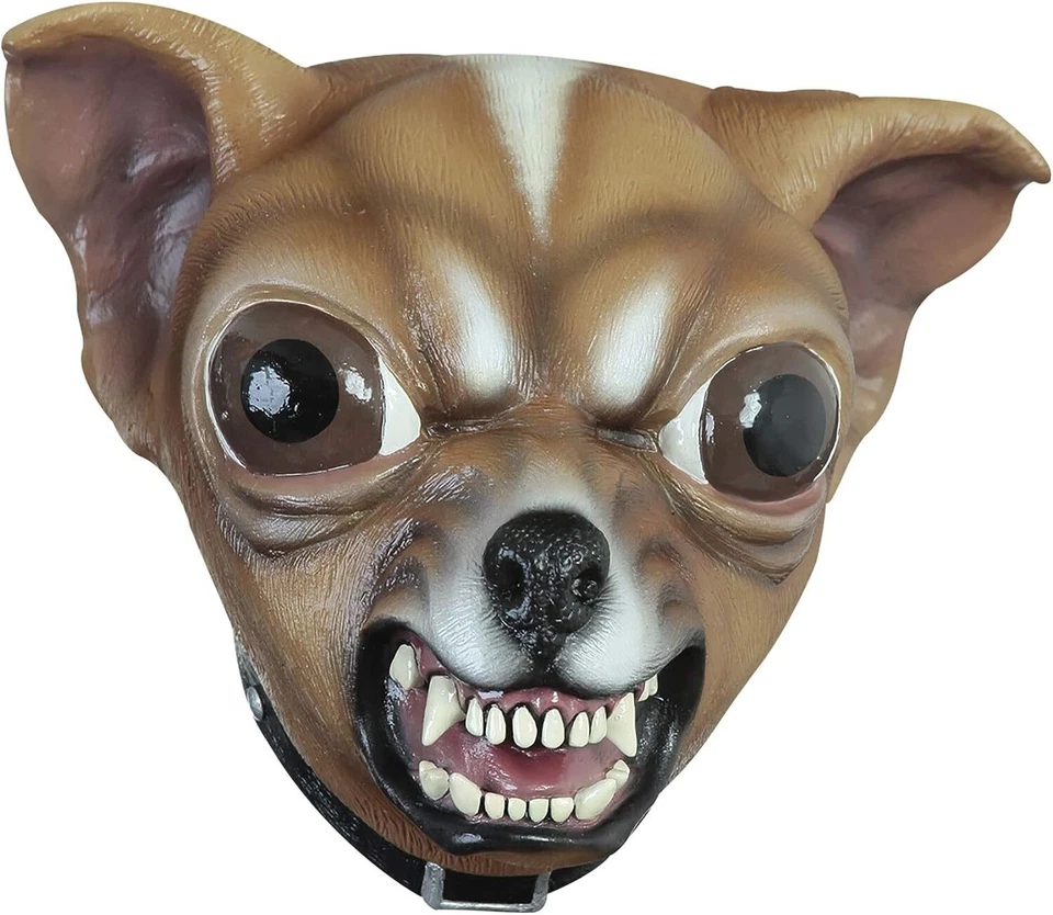 Chihuahua Mask Animal Dog Puppy Fancy Dress Up Halloween Adult Costume Accessory - Image 1 of 1